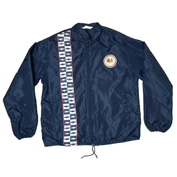 Vintage 60s 70s Horizon Chevrolet Corvette Racing Windbreaker Lightweight Mens M - Picture 2 of 9